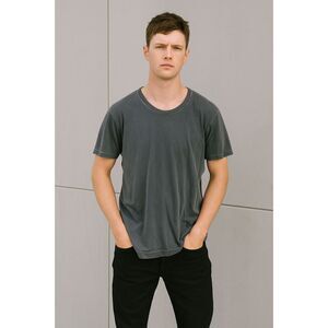 JOHN ELLIOTT Gray 100% Cotton T Shirt Tee Top  Mens Size 2 Medium